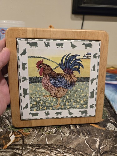 Decorative chicken trivet - chicken, wall