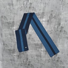 Lacoste Striped Scarf Blue