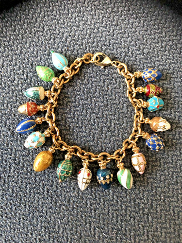 Gold plated enamel - plated,
