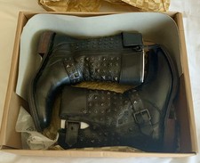 UGG CONOR STUDS LEATHER ZIP UP