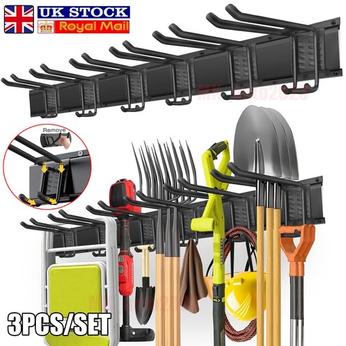 Garage garden tool holder - 3x,