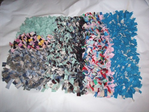 Unfinished rag rug project - rag,