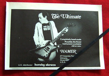 HAMER EXPLORER GUITAR RICK NIELSON CHEAP TRICK 1978 ORIGINAL VINTAGE ADVERT
