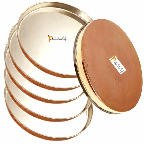 Hammered steel copper dinner - hammered,