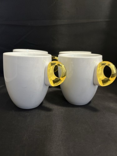Vtg guzzini feeling mugs set - feeling,