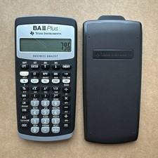 Texas Instruments (BA-II Plus) Scientific Business Analyst Calculator