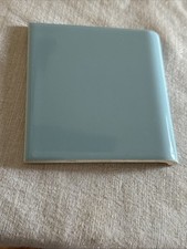 One 4 3/8 X 4 3/8 baby blue