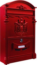 Wall mount lockable - lockable, letterbox