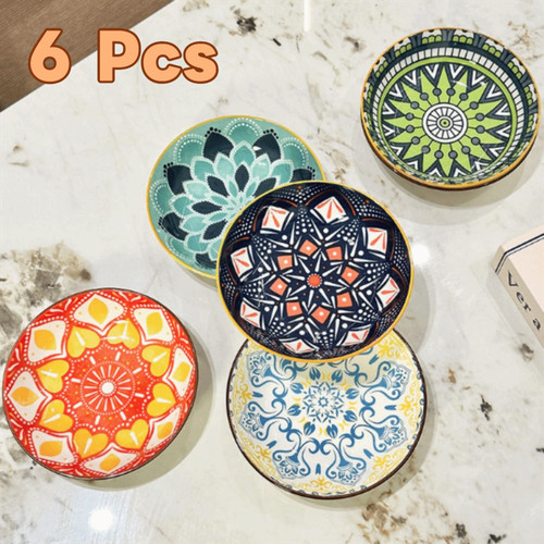 6pcs colorful bohemian - colorful,
