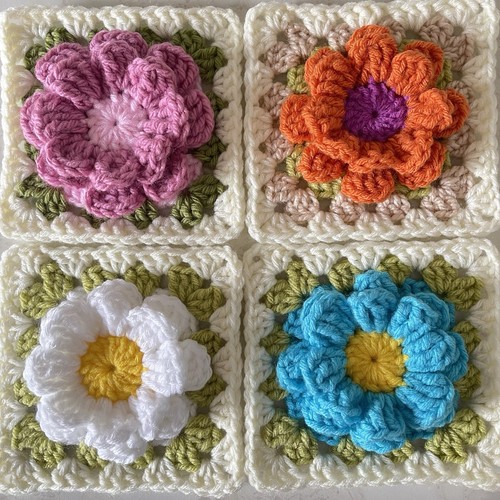 Large crochet flower - crochet,