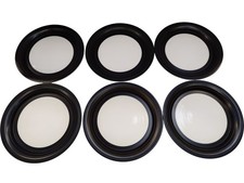 Hornsea Set of 6 Black Dinner