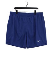 Puma Men's Shorts XXL Blue 100% Polyester Sweat New with tags
