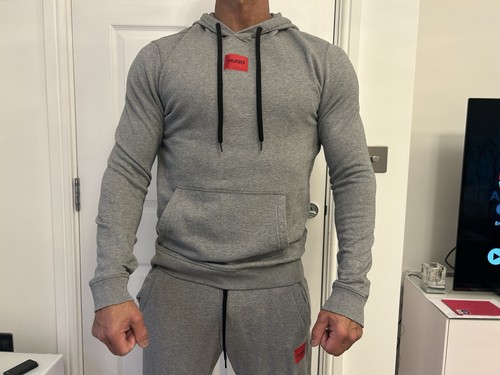 Grey boss tracksuit hoodie - grey,