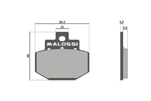 Malossi rear brake - brake, for