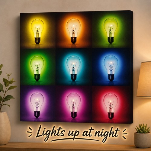 Colourglow led light wall - light-up,