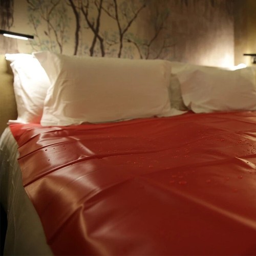 Pvc bed sheet king size - pvc,