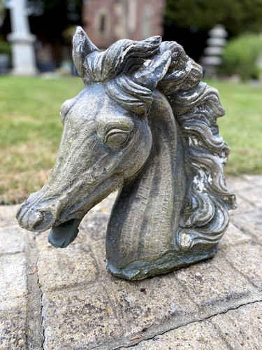 Horse sculpture garden - horse,