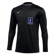 Nike 2022-2026 FA Referee Shirt Match Official Badge, Black L/S, All Sizes