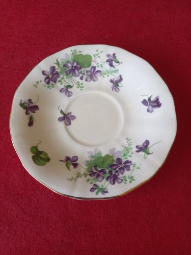 Adderley england saucer purple - adderley,
