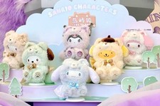 MINISO Sanrio Characters Fox Island Series Plush Confirmed Figure Blind Box Toys