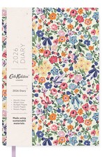 Cath Kidston ~ A5 ~ 2026 ~ Week/ Month To View Cloth Diary~ Floral Ditsy