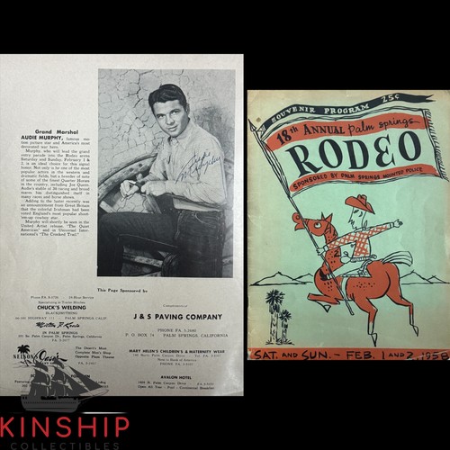 Audie murphy signed - audie, rodeo