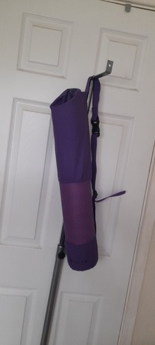 Gaiam purple yoga bag with - ,