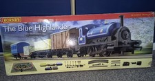 Hornby, The Blue Highlander Electric Train Set With Matt