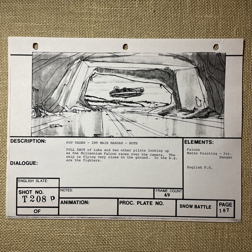 Star wars storyboards - , empire