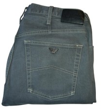 Armani Jeans J21 Regular Straight Leg Stretch Denim W34 L32 Grey AJ Mens j811h