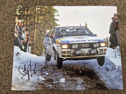 Stig blomqvist signed 10x8 - signed,