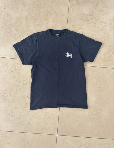 Navy stussy tshirt size - stussy,