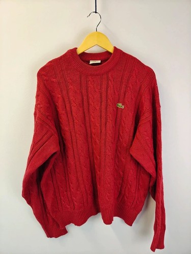 Vintage lacoste cable knit - lacoste,