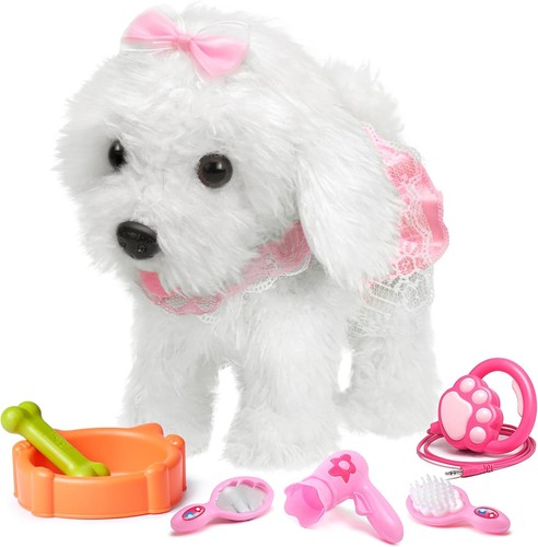 Walking barking plush puppy - barking,