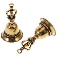  Set of 3 Bell Keyring Decorative Bells Hand Held Decorations Hanging