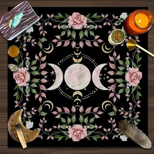 Flower triple moon - triple, tarot