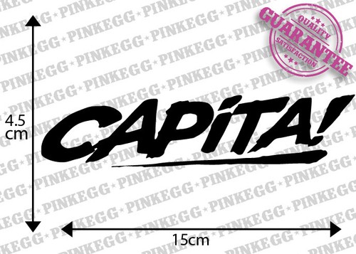 Big capita decals - x2,