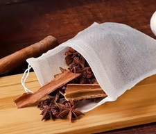 Disposable Tea Bags Drawstring Empty Tea Bags Non-woven Fabric Spice Filter bags