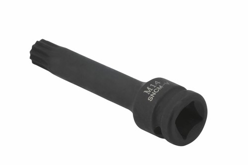 M14 splined socket - splined, 1/2
