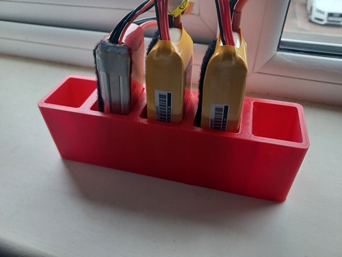 Cell lipo battery holder - 3,