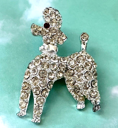 Silver tone with rhinestones - silver,
