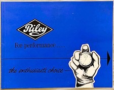 Riley range brochure 1961 - Elf, One-Point-Five, 4/Seventy-Two #6188