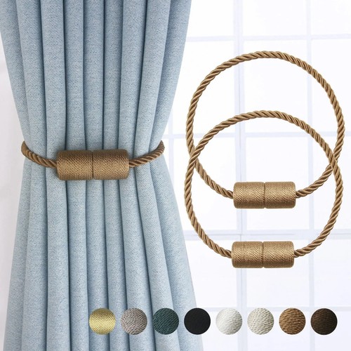 Columnar curtain rope - columnar, tiebacks