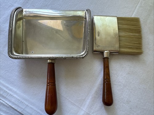 Crumb brush and - and, pan