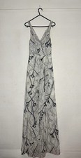 REISS V-Neck Printed Maxi