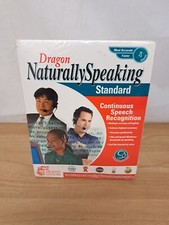 Dragon NaturallySpeaking V4 Standard Speech Recognition Software – New Sealed
