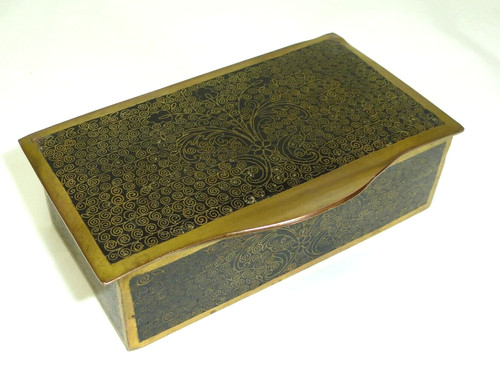 Enamel stamp box france - enamel,