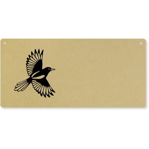Flying magpie large - 'flying, wooden