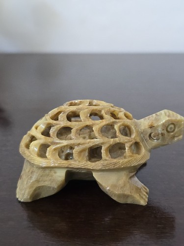 Hand carved soapstone - carved,