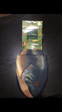 Fisherman's Fun Novelty Slippers One Size Fits All  BHS Fish Bass Slippers gift